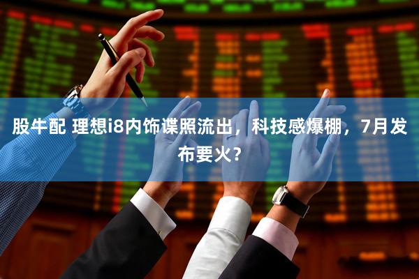 股牛配 理想i8内饰谍照流出，科技感爆棚，7月发布要火？