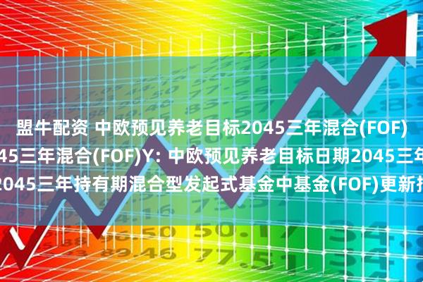 盟牛配资 中欧预见养老目标2045三年混合(FOF)A,中欧预见养老目标2045三年混合(FOF)Y: 中欧预见养老目标日期2045三年持有期混合型发起式基金中基金(FOF)更新招募说明书(2025年7月)