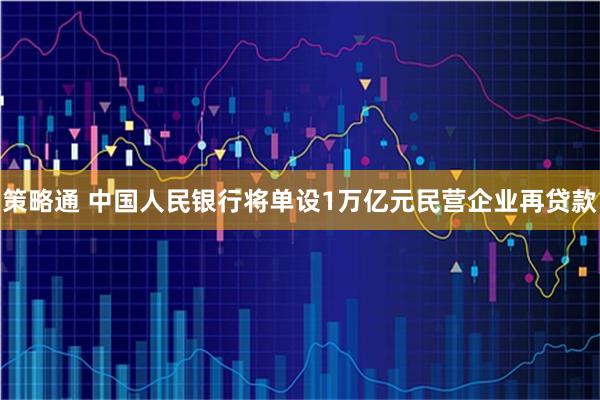 策略通 中国人民银行将单设1万亿元民营企业再贷款